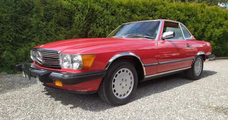 Mercedes-Benz SL cena 139000 przebieg: 111000, rok produkcji 1987 z Ogrodzieniec małe 781